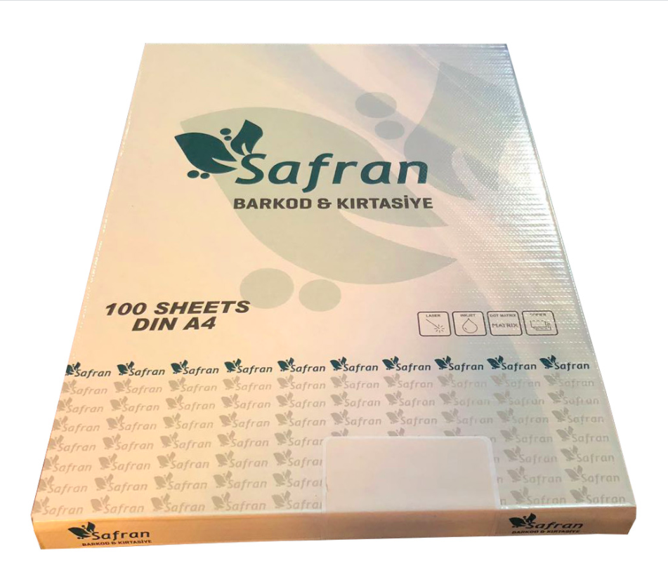 SAFRAN LAZER ETİKET   210 X 148.5