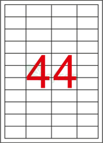 ŞEFFAF LAZER ETİKET 48.5 X 25.4