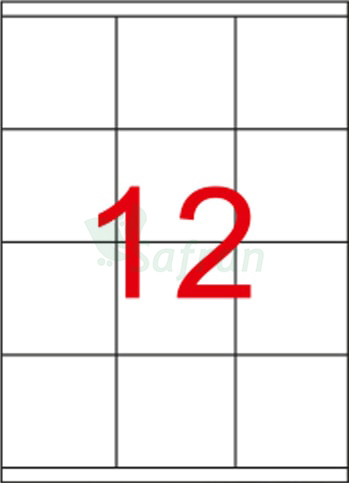 ŞEFFAF LAZER ETİKET 70 X 70